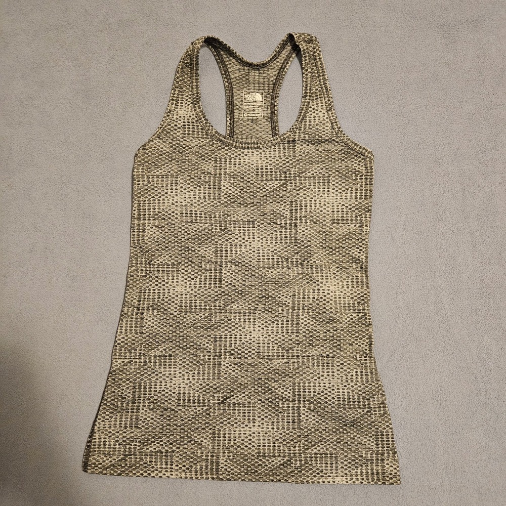 The North Face‎ Womens Tank Top Medium Gray Activewear Sleeveless Workout